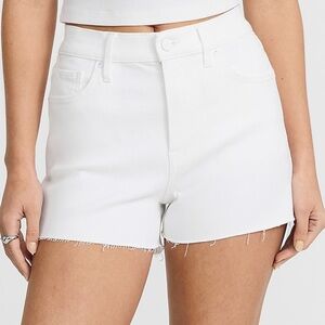 High Waisted Raw Hem Vintage Jean Shorts